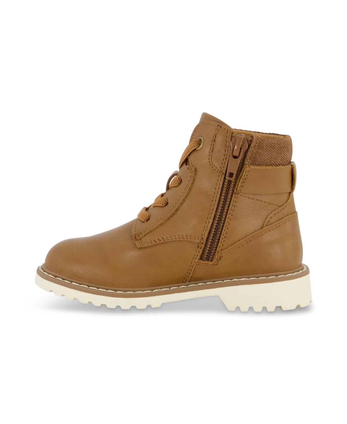 Kenneth Cole New York Toddler Boys Pace Zamir Moto Boots In Cognac