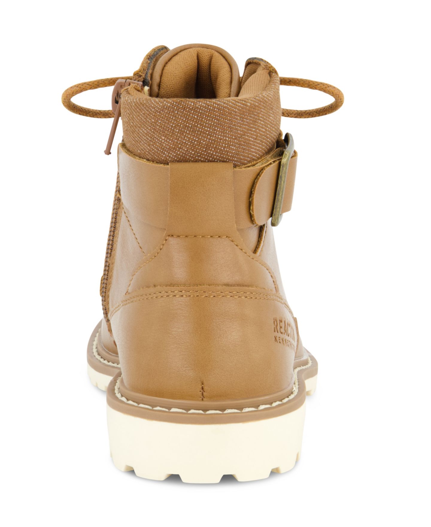 Ботинки Kenneth Cole New York Pace Zamir Moto Boots для мальчиков, цвет: Коньячный — фото 6