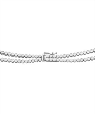 Diamond Two Layer 17" Tennis Necklace (5 ct. t.w.) in 10k White Gold or 10k Yellow Gold, Created for Macy's