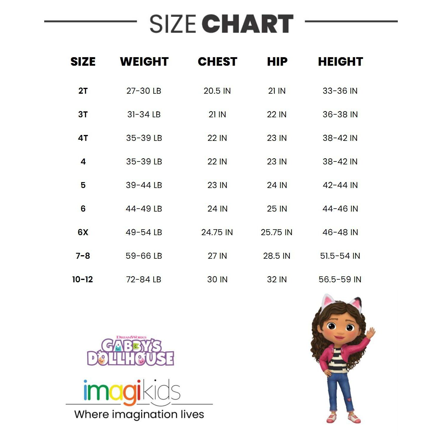 Little Girls Dreamworks Gabbys Dollhouse Pandy Paws Zip Up Fleece Hoodie Graphic T-Shirt and Leggings 3 Piece Outfit Set Toddler|Child