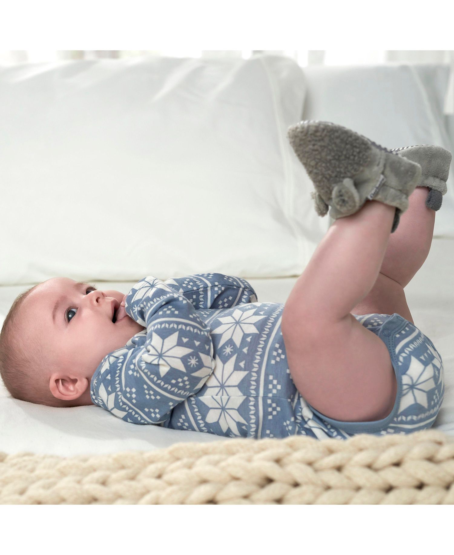 Baby Boys Long Sleeve Onesies Bodysuits, 6-Pack