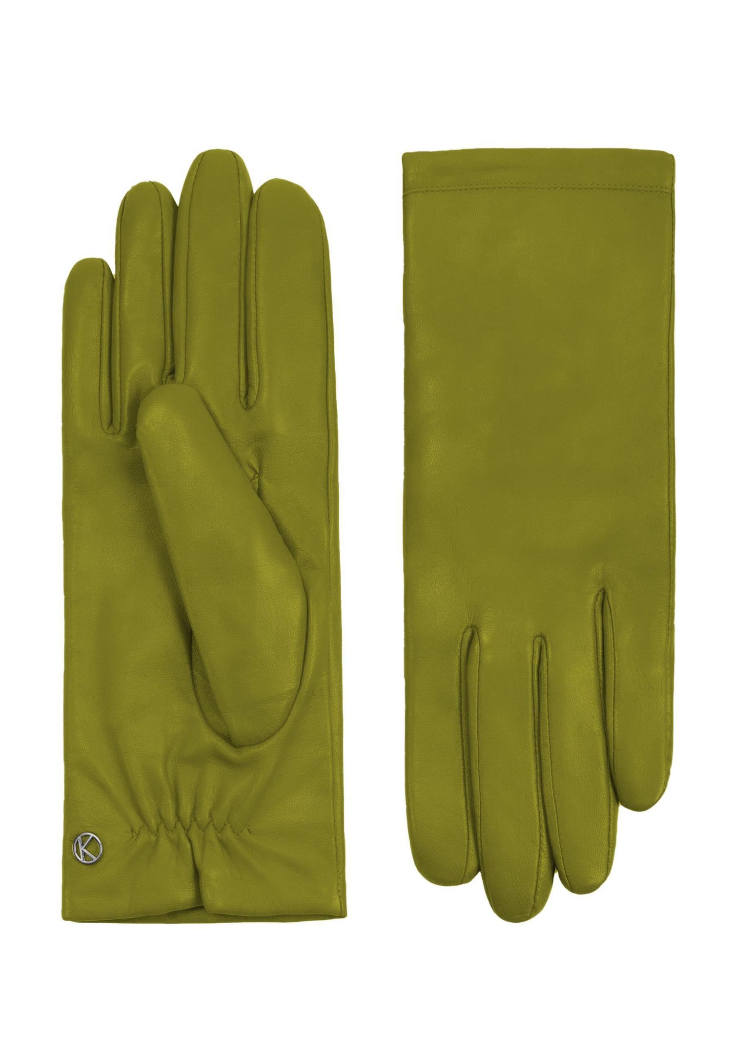 Women`s Premium Lamb Leather Touchscreen Gloves Style Chelsea