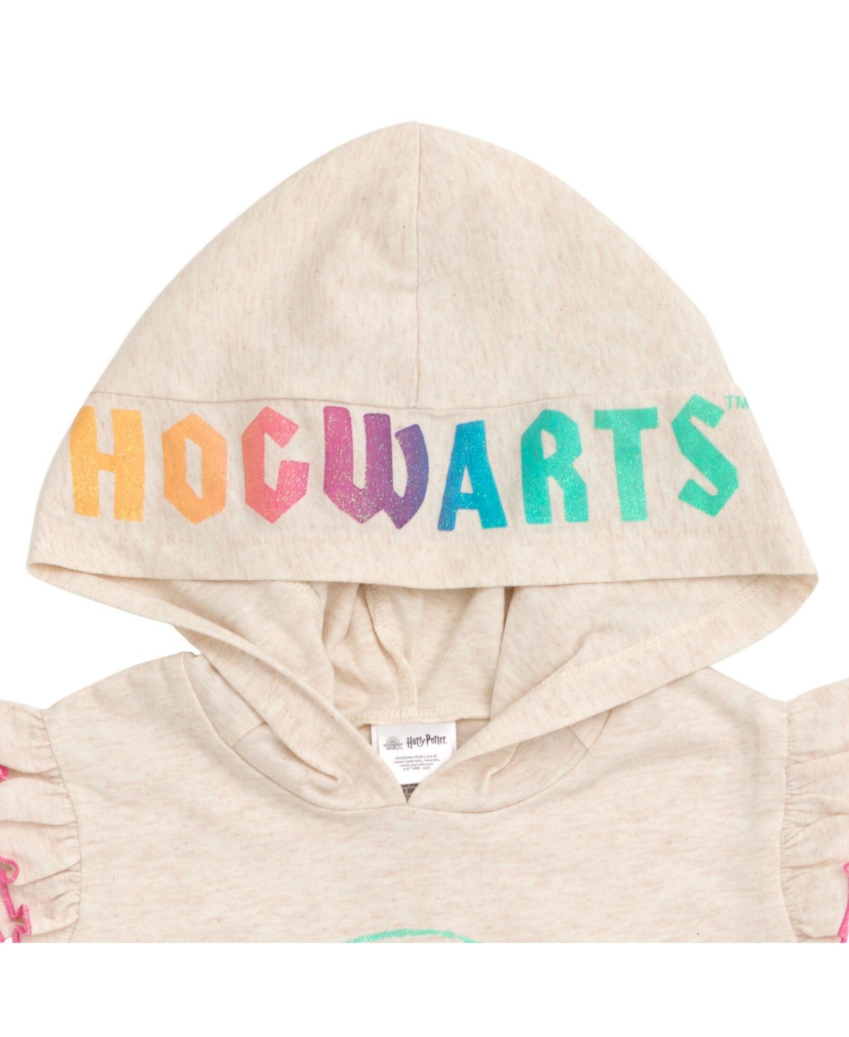 Harry Potter Girls Hedwig Owl Tank Top Dolphin and French Terry Shorts to -/ pink