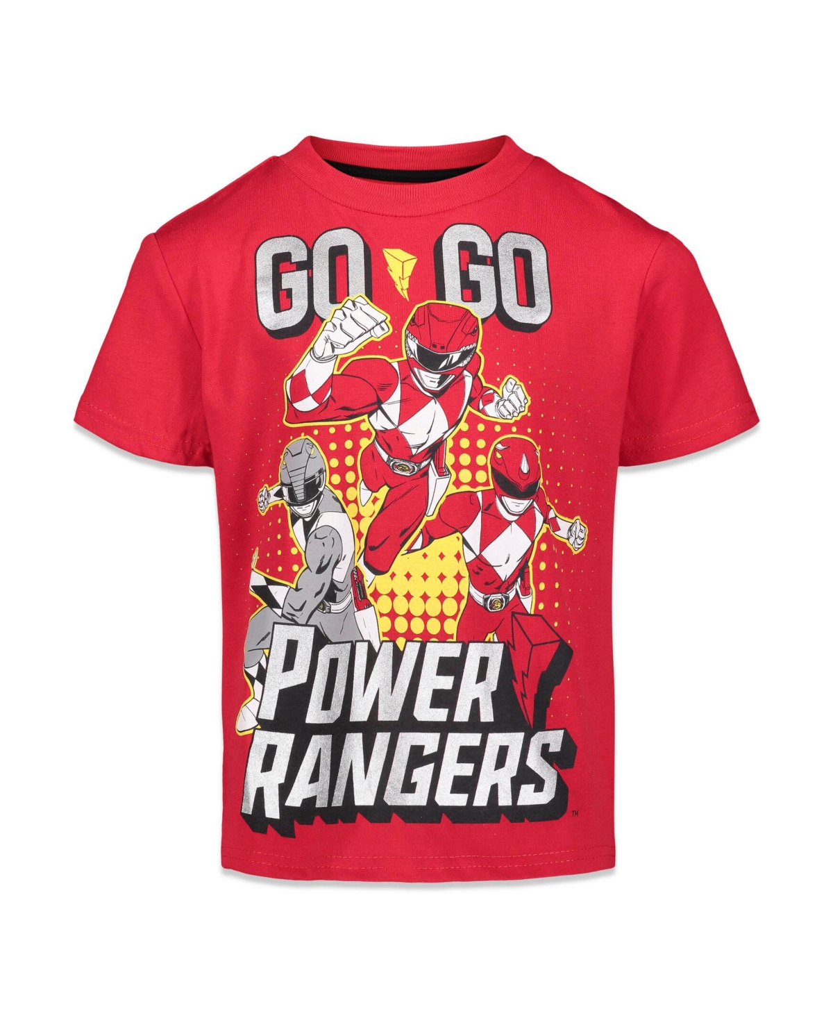 Power Rangers Little Boys 2 Pack T-Shirts -grey