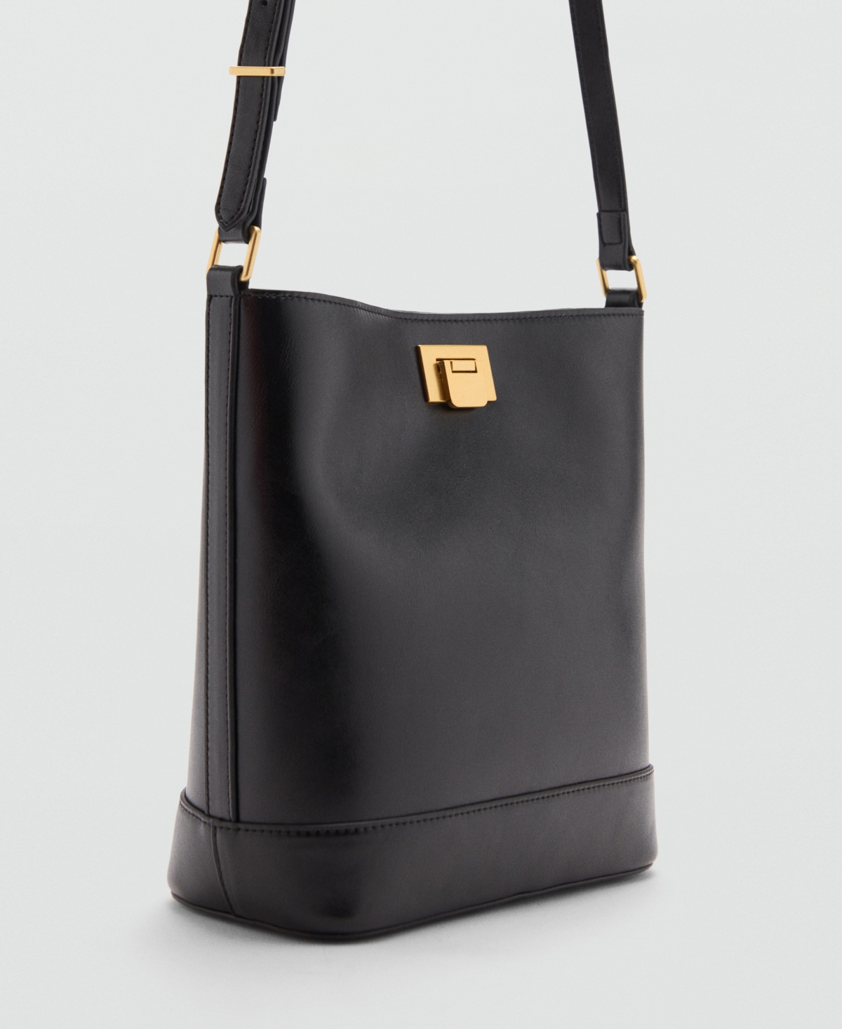 Mango Women's Padlock Detail Shopper Bag