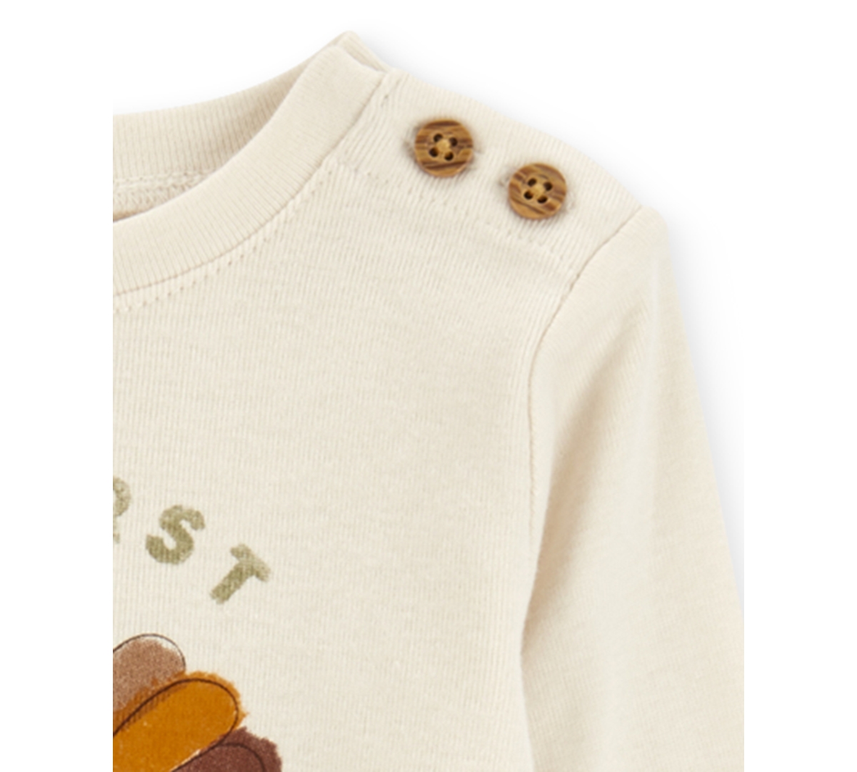 Carter's Baby Cotton My First Thanksgiving Bodysuit & Pants, 2 Piece Set -Brown