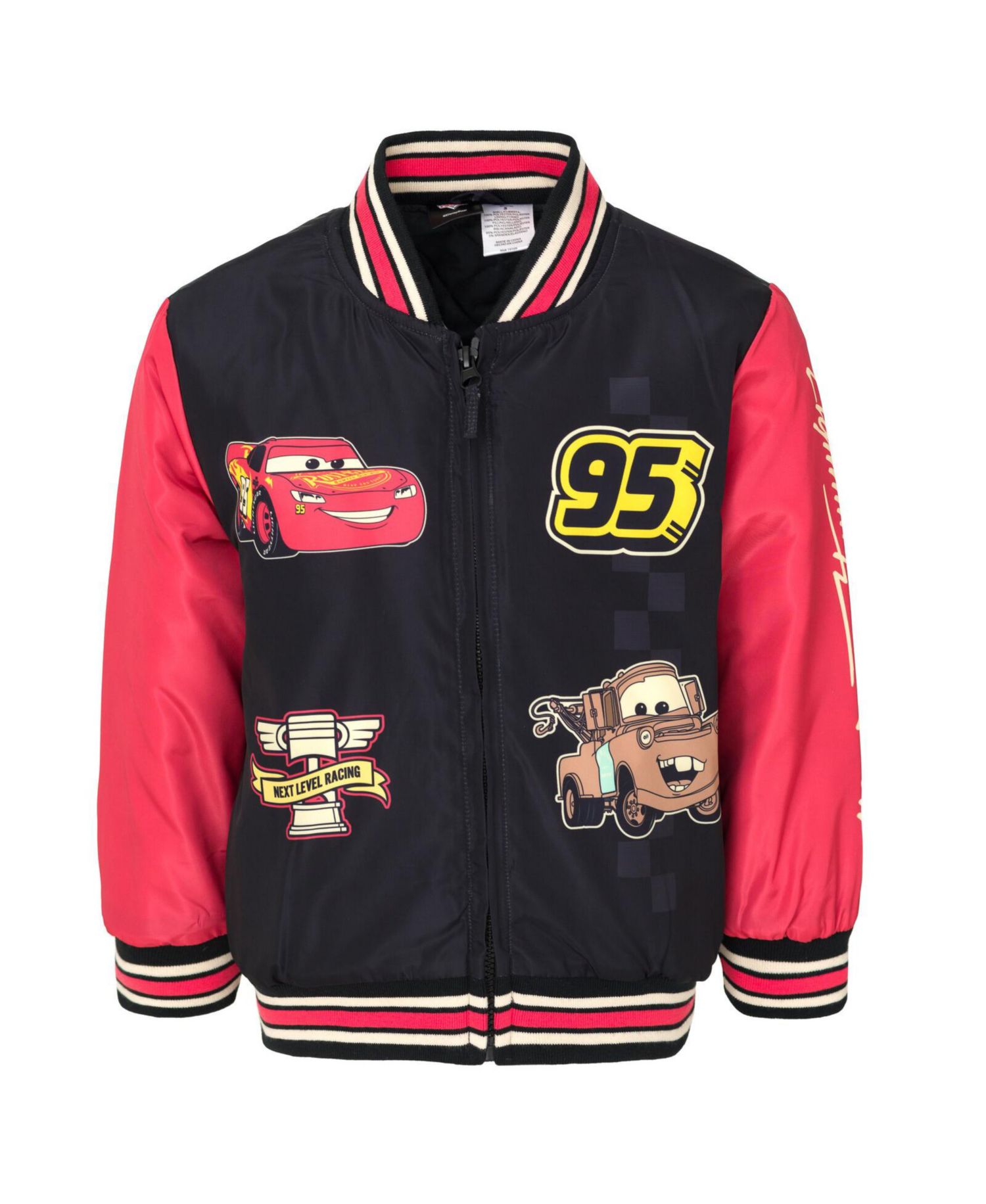 Disney Toddler Boys Toy Story Zip Up Varsity Bomber Jacket to (2T - 7-8)