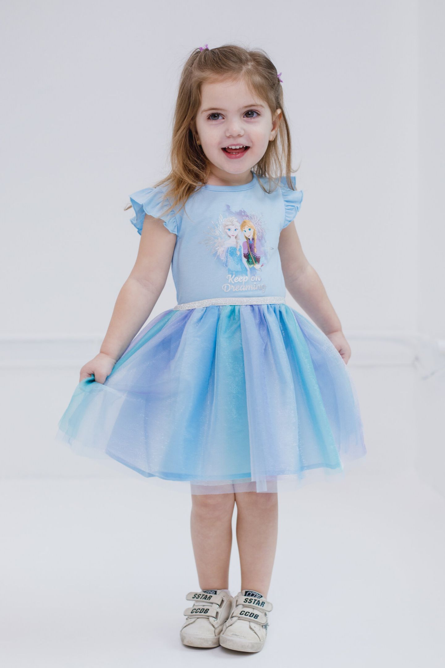 Детские платья Frozen Encanto Toddler Girls (2T-5T) Mirabel Cosplay Tulle, цвет: Синий фиолетовый — фото 2