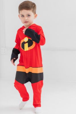 Toddler Boys Disney Mr. Incredible Zip Up Cosplay Coverall
