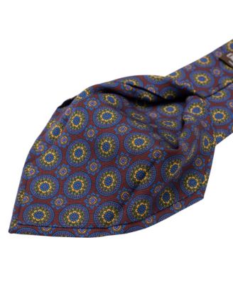 La Vigna - Printed Wool & Silk Tie for Men