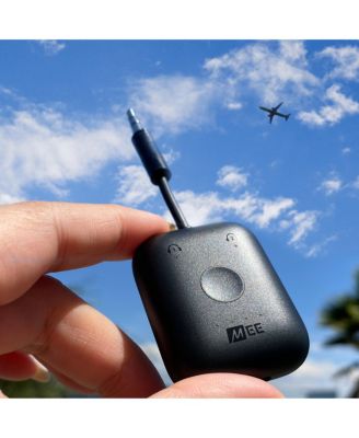 Connect Air In-Flight Bluetooth Wireless Audio Transmitter Adapter for up to 2 AirPods / Other Headphones