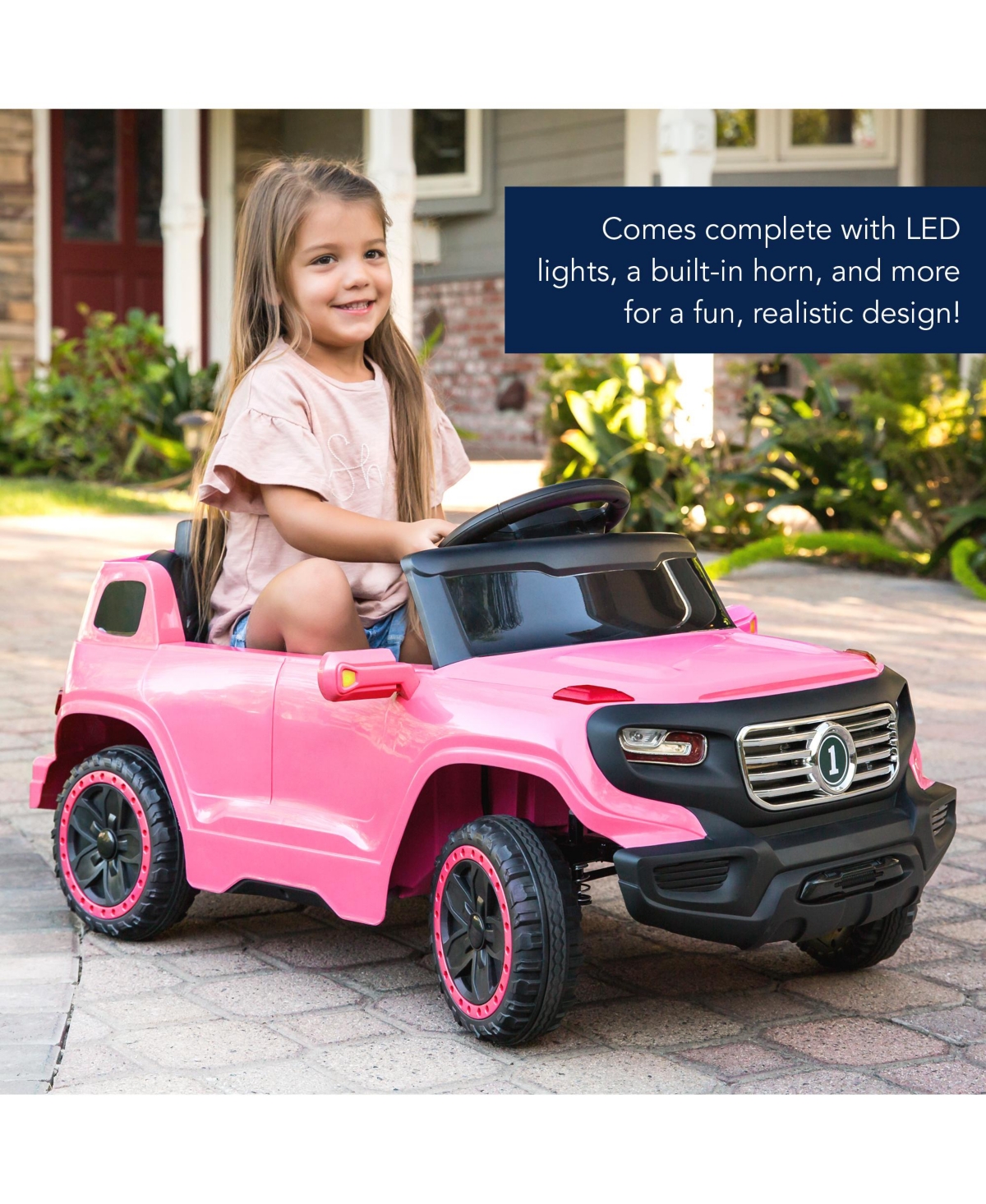 Best Choice Products 6V Kids Ride On Car Truck w/ Parent Control, 3 Speeds, Led Headlights, MP3 Player, Horn