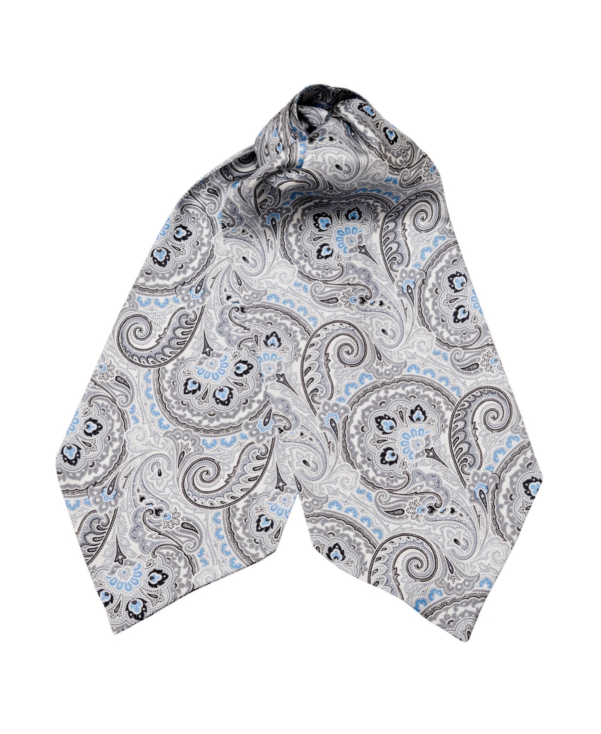 Bugatti - Silk Ascot Cravat Tie for Men - Red