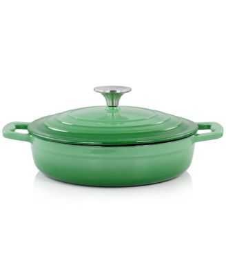 Enameled Cast Iron 2 Quart Round Braiser Pan