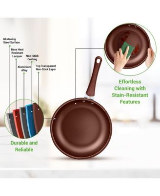 20-Piece Professional Cookware and Bakeware Set with Nonstick Pots and Pans, Cool-Touch Handles, Induction Safe