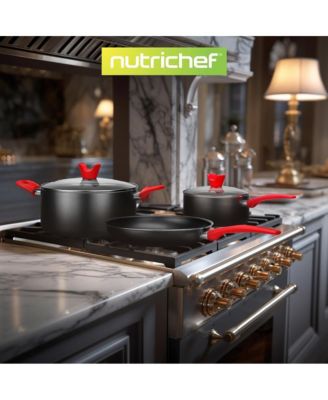 Kitchenware Pots & Pans - High qualified Basic Kitchen Cookware Set, Non-Stick Bakeware with Utensils (21-Piece Set)