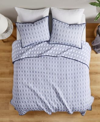 Harlow Reversible Matelass&eacute; 3-Pc. Coverlet Set, Full/Queen