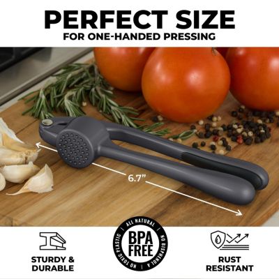 Premium Garlic Press Durable Easy Squeeze Garlic Mincer Tool