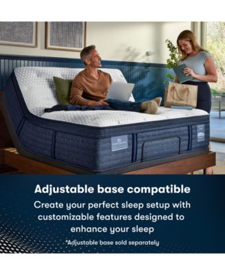 iComfortPro Canterbury 15" Latex Foam Plush Mattress Set - Queen