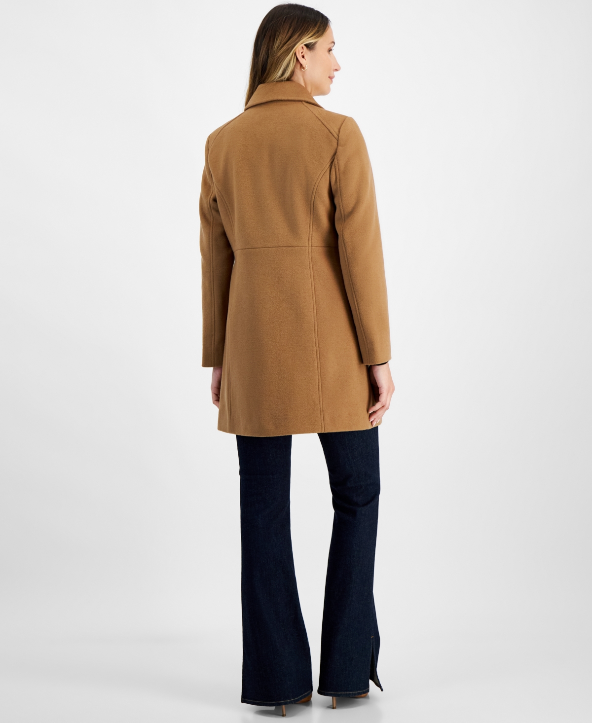 Michael Michael Kors Women's Collared Zip-Front Coat, Created for Macy's