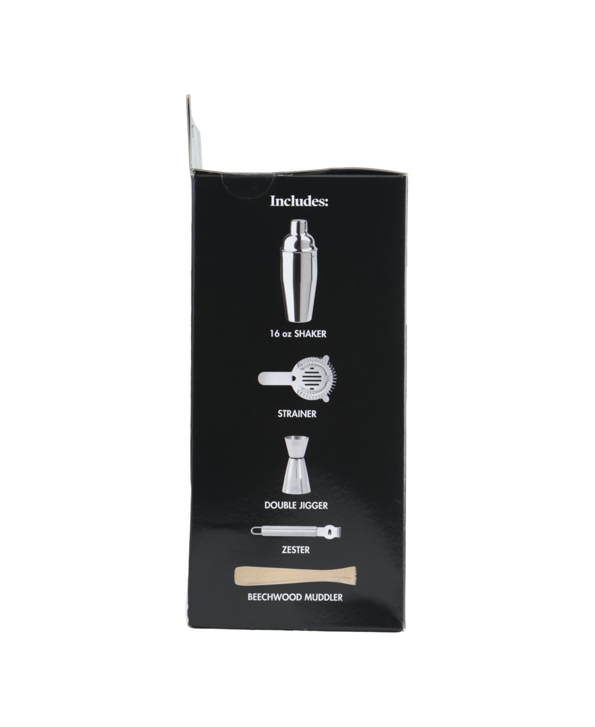 Good Cook Gourmet 5-piece Cocktail Set In Silver