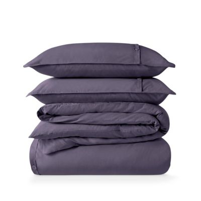 Organic Cotton Percale Duvet Cover Set King/California King