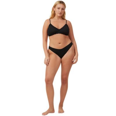 Women's Cotton Lace Triangle Padded Bralette