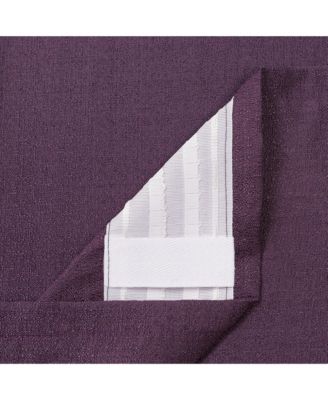 2-Panel Faux Belgian Flax Semi-Sheer Textured Curtains for Living Room, Bedroom & Patio – Privacy Drapes & Home Decor