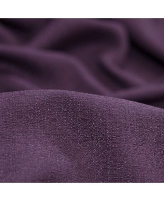 2-Panel Faux Belgian Flax Semi-Sheer Textured Curtains for Living Room, Bedroom & Patio – Privacy Drapes & Home Decor