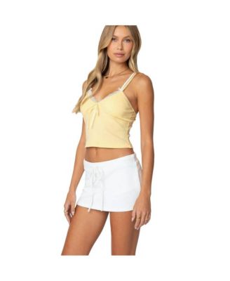 Womens Lacey Layered Tank Top