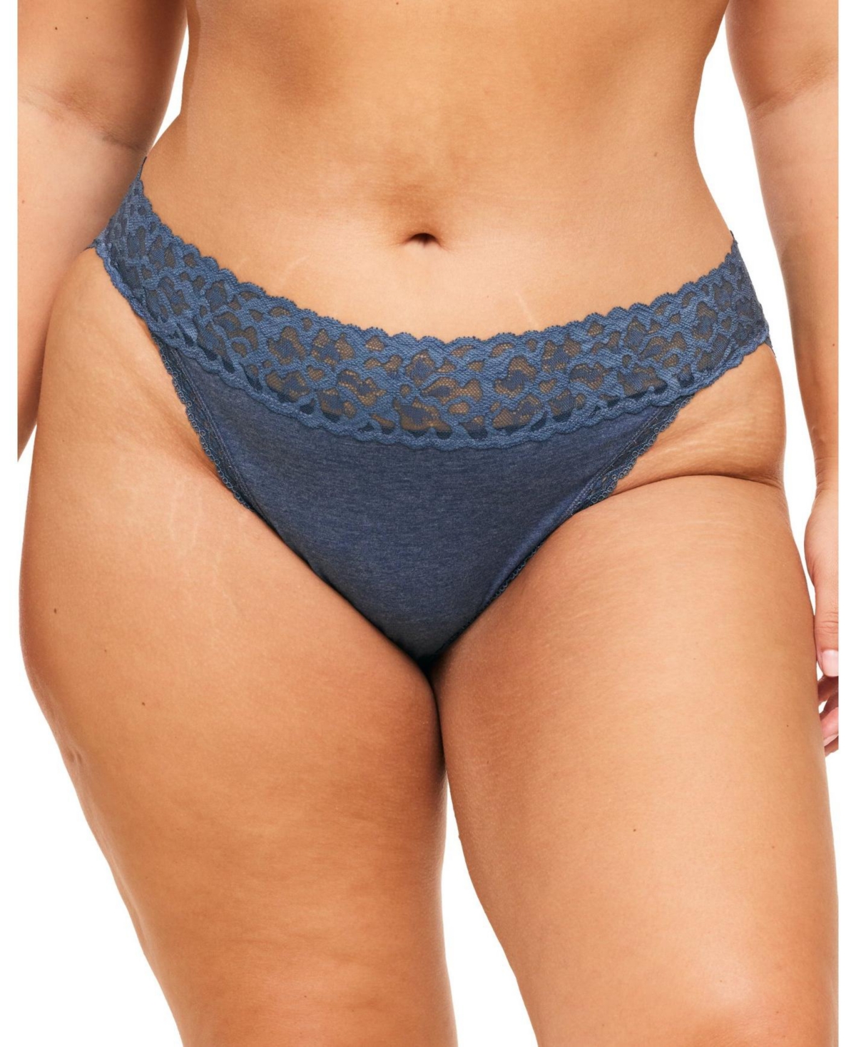 Plus Size Joany Bikini Panty - Dark blue