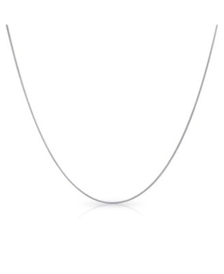 Thin 2MM Strong Simple Miami Cuban Curb Chain Necklace .925 Sterling Silver
