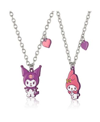 Sanrio Kuromi and My Melody Necklace Set