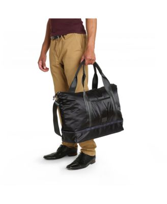 Satin Nylon Weekend Tote