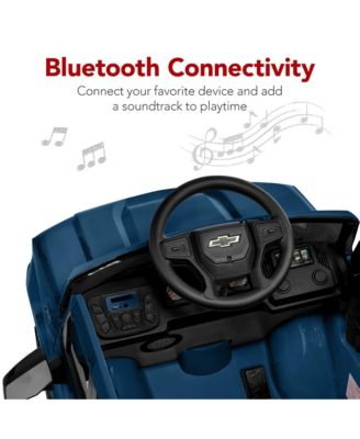 12V 2.5 MPH Licensed Chevrolet Silverado Ride On Truck Car Toy w/ Parent Remote Control