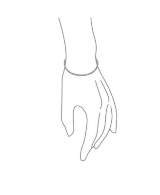 Stackable Sterling Silver Snake Bracelet with Lobster Claw Clasp