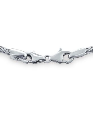 Stackable Sterling Silver Snake Bracelet with Lobster Claw Clasp