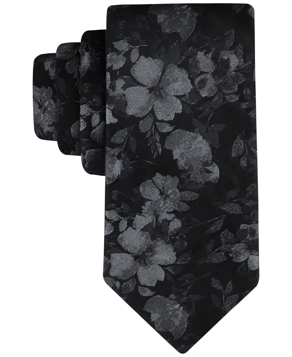 Calvin Klein Men's Yara Floral Tie In Black