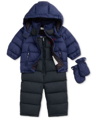 Polo Ralph Lauren Baby Boys Hooded Snowsuit Set Macy s