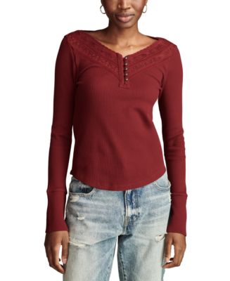 Offers Lucky Brand Embroidered Blouse Women's M NWT