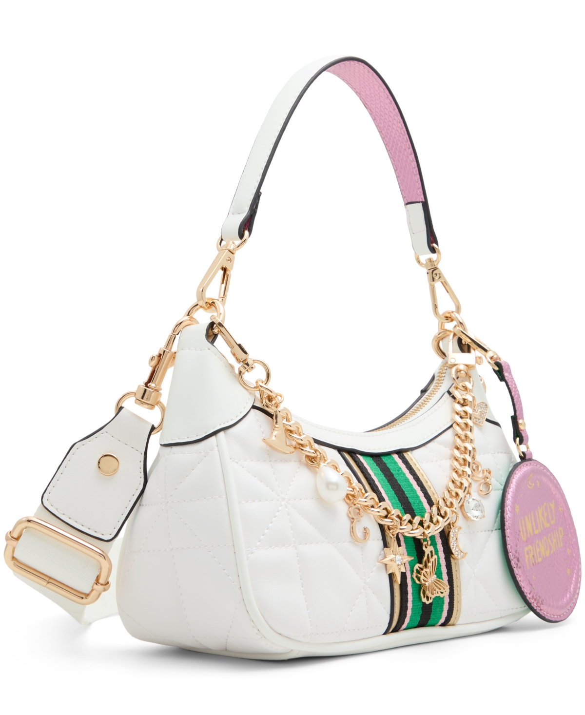 Aldo Madeinoz Medium Shoulder Bag In White
