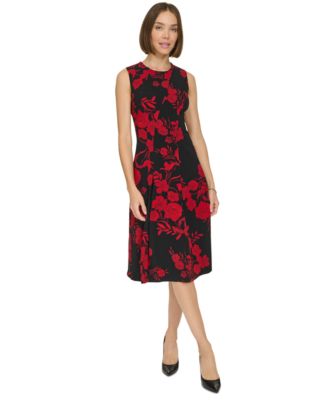 Tommy Hilfiger - Petite Sleeveless Printed Dress