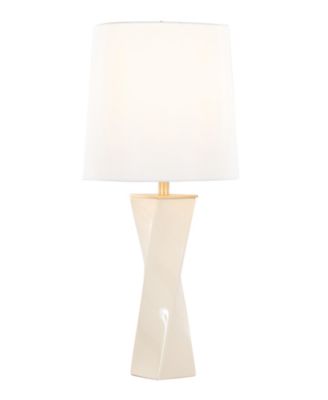 27" Ceramic Grandview Gallery Curvo Square Table Lamp