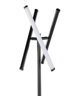 65" Metal Icicle Swivel Floor Lamp