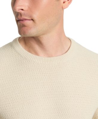 Men's Slim Fit Popcorn Crewneck Sweater
