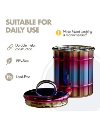Rainbow Metal Canister - Large