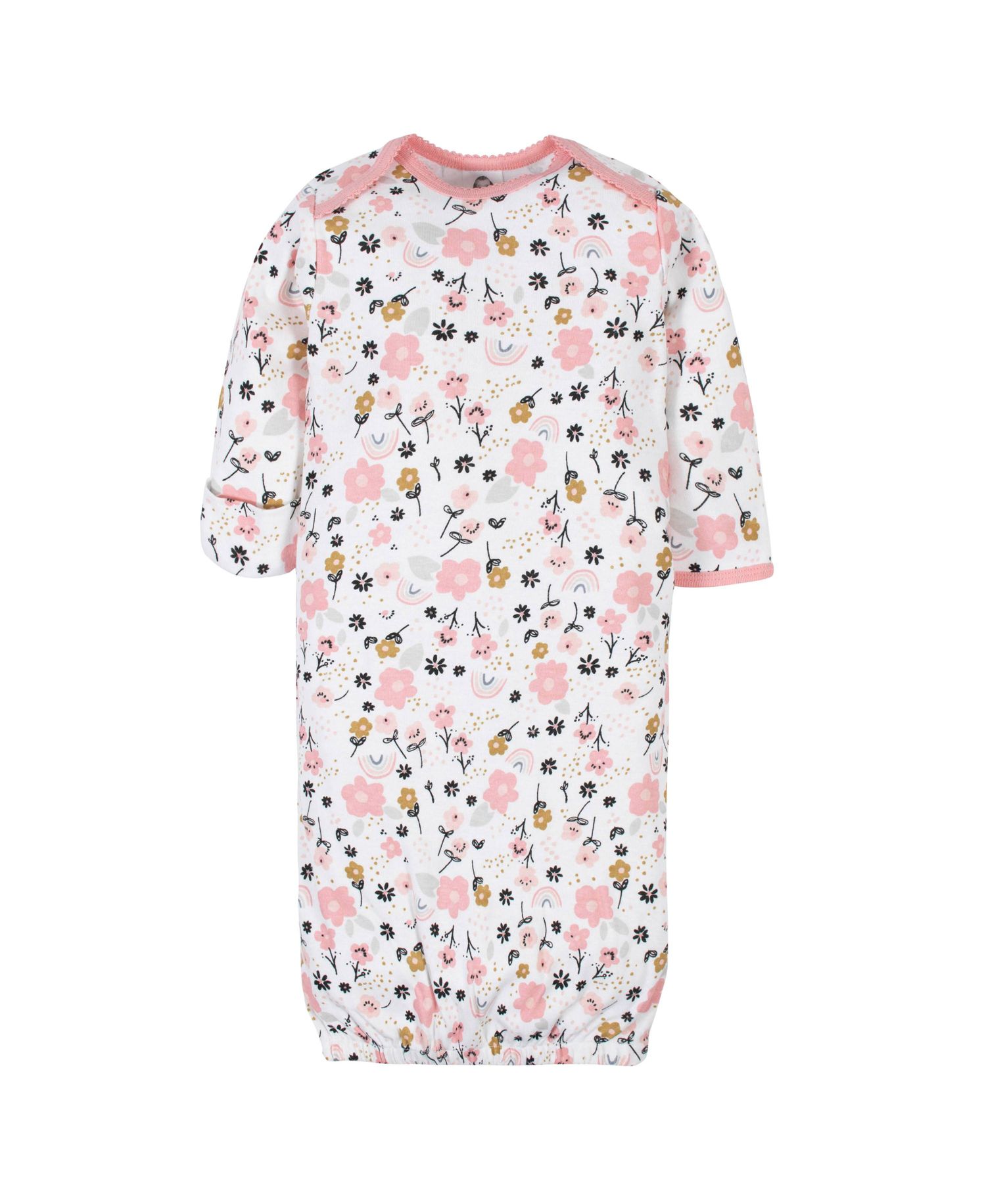 Baby Girls Fleece-Lined Gb 4Pk Gowns