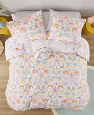 Intelligent Design Lulu Floral Reversible 3-Pc. Duvet Cover Set, Twin