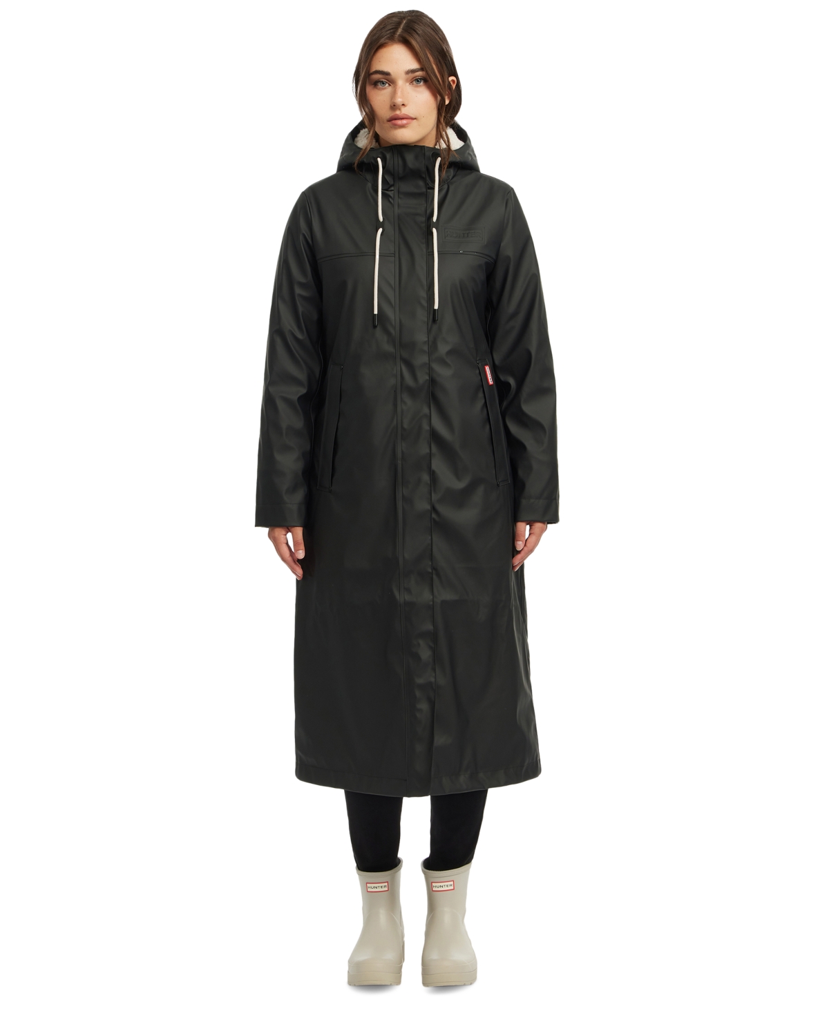 Hunter Women's Longline Padded Rubberized Coat