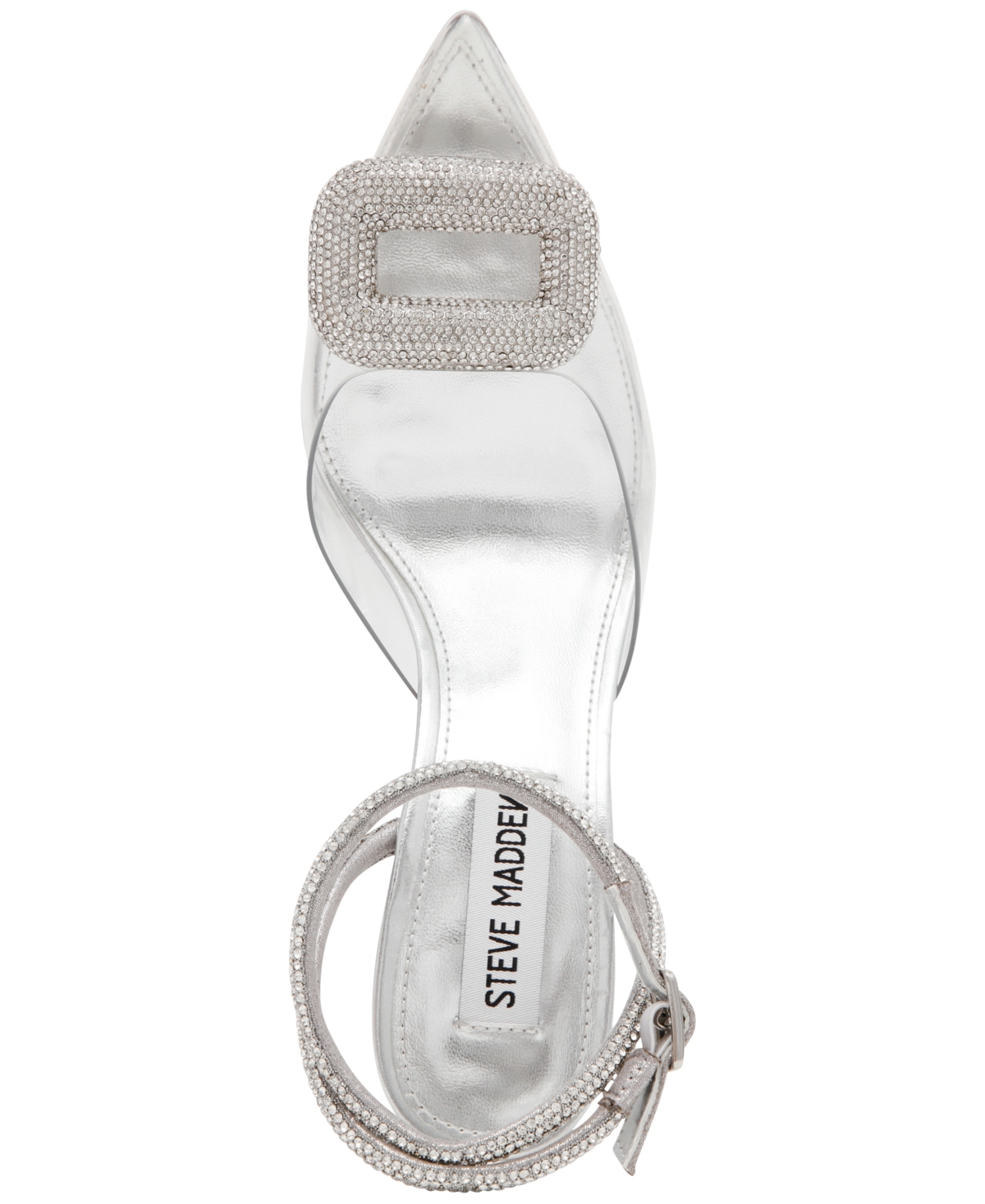 Steve Madden Women's Vienna Two-Piece Pointed-Toe Pumps -Clear